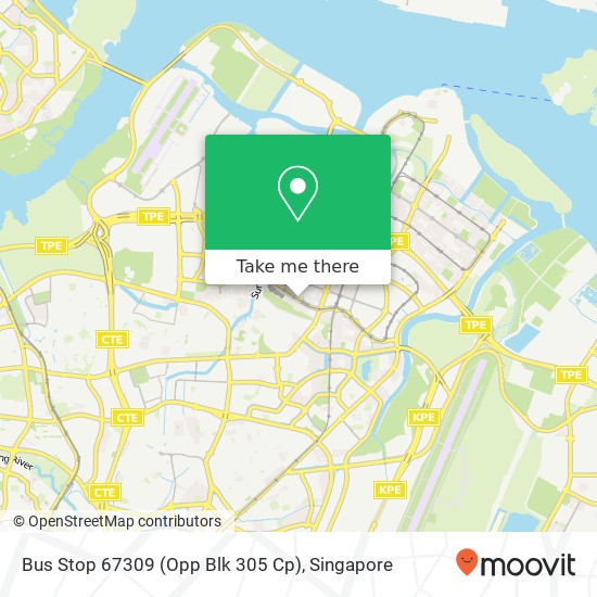 Bus Stop 67309 (Opp Blk 305 Cp) map