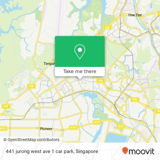 441 jurong west ave 1 car park地图