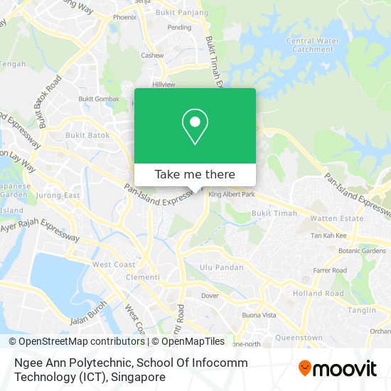 Ngee Ann Polytechnic, School Of Infocomm Technology (ICT) map