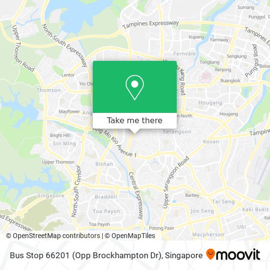 Bus Stop 66201 (Opp Brockhampton Dr) map