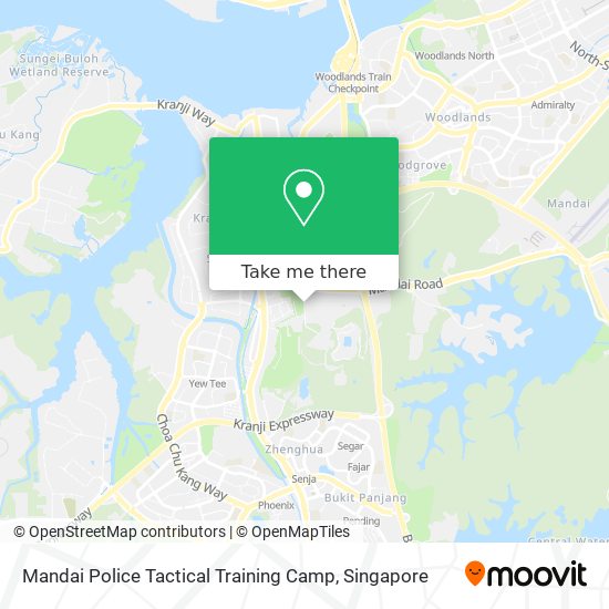 Mandai Police Tactical Training Camp map