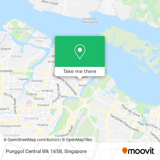 Punggol Central Blk 165B map