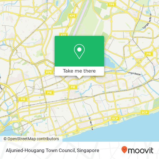 Aljunied-Hougang Town Council map
