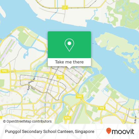 Punggol Secondary School Canteen地图