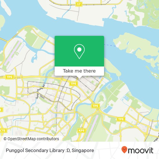 Punggol Secondary Library :D map