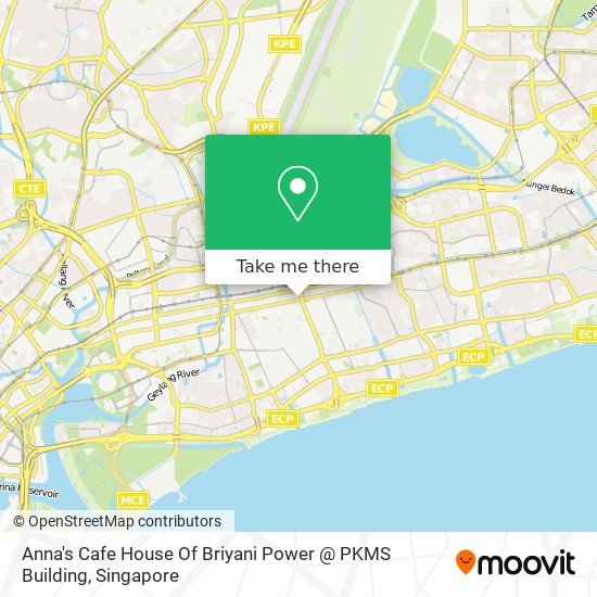 Anna's Cafe House Of Briyani Power @ PKMS Building地图