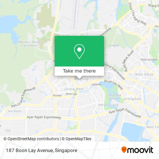 187 Boon Lay Avenue地图