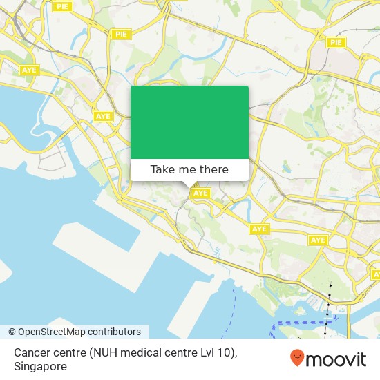 Cancer centre (NUH medical centre Lvl 10) map