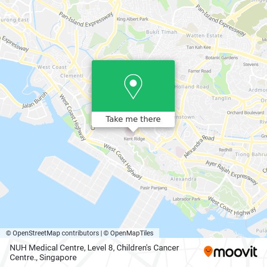 NUH Medical Centre, Level 8, Children's Cancer Centre. map