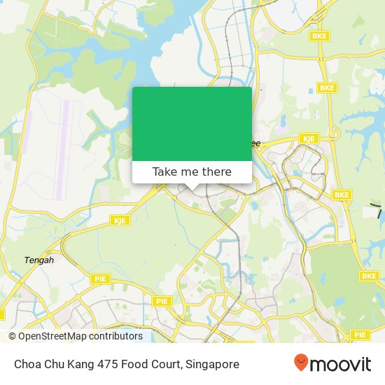 Choa Chu Kang 475 Food Court map