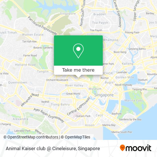 Animal Kaiser club @ Cineleisure map