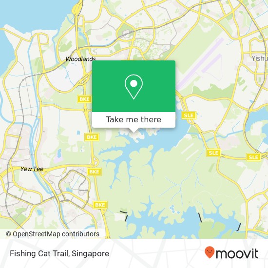 Fishing Cat Trail map