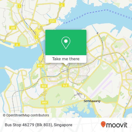 Bus Stop 46279 (Blk 803) map