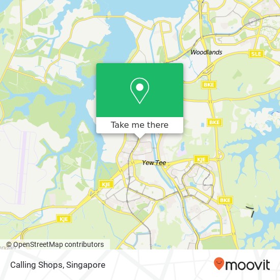 Calling Shops map