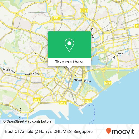 East Of Anfield @ Harry's CHIJMES map