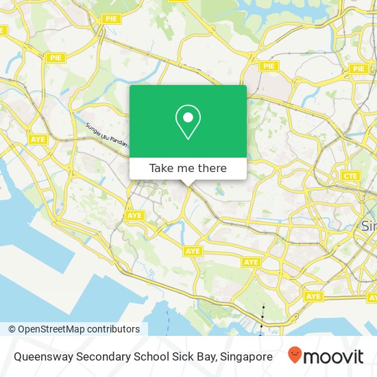 Queensway Secondary School Sick Bay map