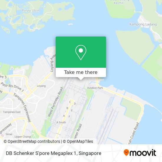 DB Schenker S'pore Megaplex 1 map