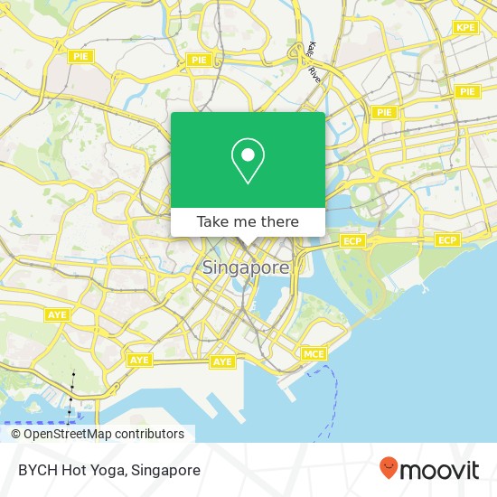 BYCH Hot Yoga map