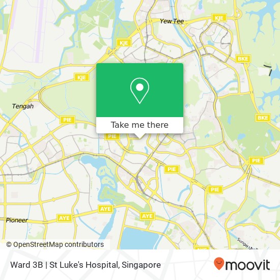 Ward 3B | St Luke's Hospital map