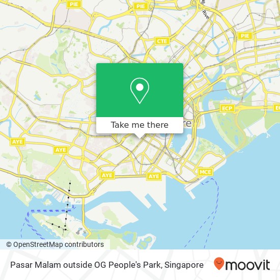 Pasar Malam outside OG People's Park map