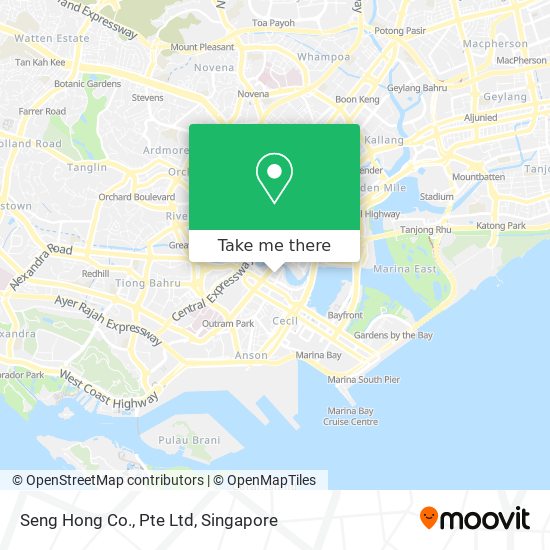 Seng Hong Co., Pte Ltd map