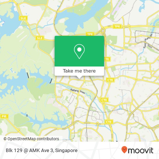Blk 129 @ AMK Ave 3 map