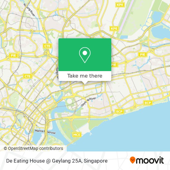 De Eating House @ Geylang 25A map