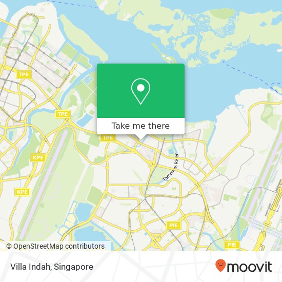 Villa Indah map