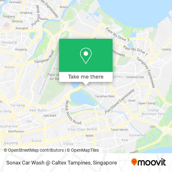 Sonax Car Wash @ Caltex Tampines地图