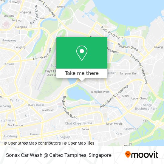 Sonax Car Wash @ Caltex Tampines map