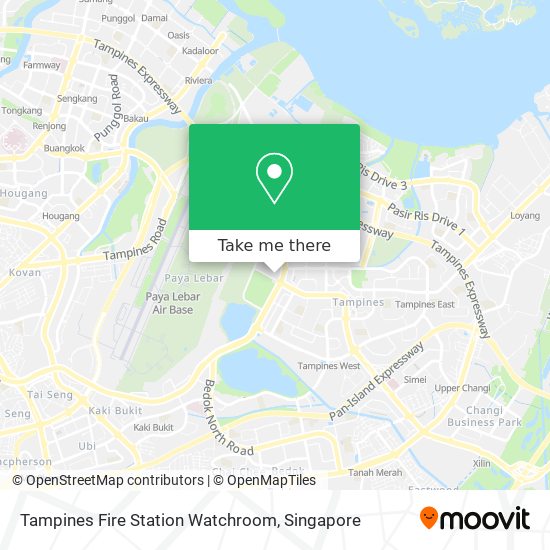 Tampines Fire Station Watchroom map