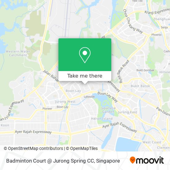Badminton Court @ Jurong Spring CC map