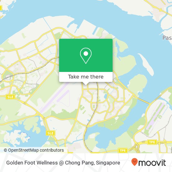 Golden Foot Wellness @ Chong Pang map