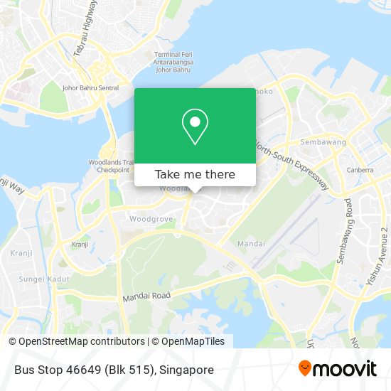 Bus Stop 46649 (Blk 515)地图