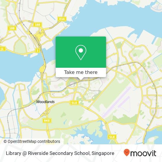 Library @ Riverside Secondary School map