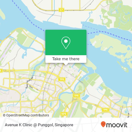 Avenue K Clinic @ Punggol map