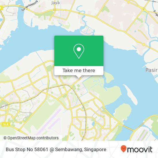 Bus Stop No 58061 @ Sembawang map