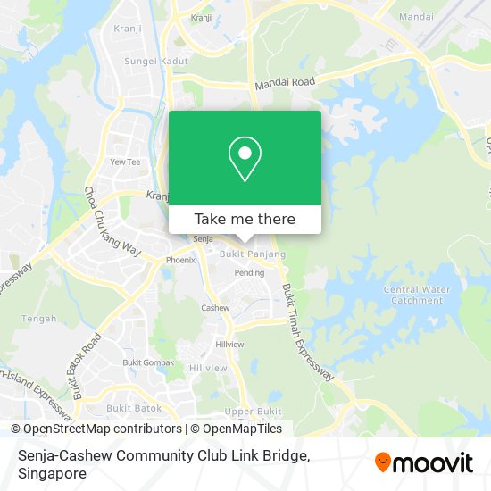 Senja-Cashew Community Club Link Bridge map