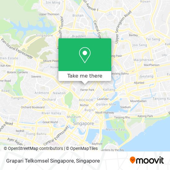 Grapari Telkomsel Singapore map