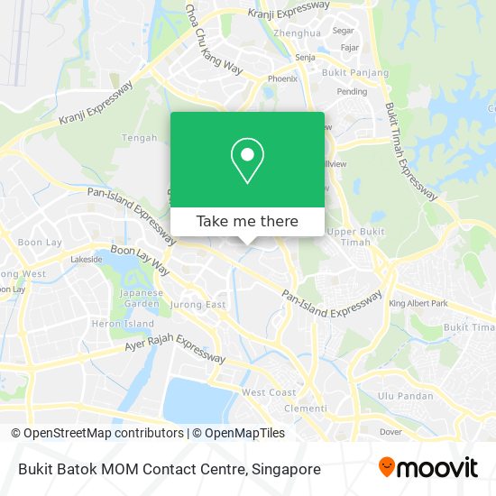 Bukit Batok MOM Contact Centre地图