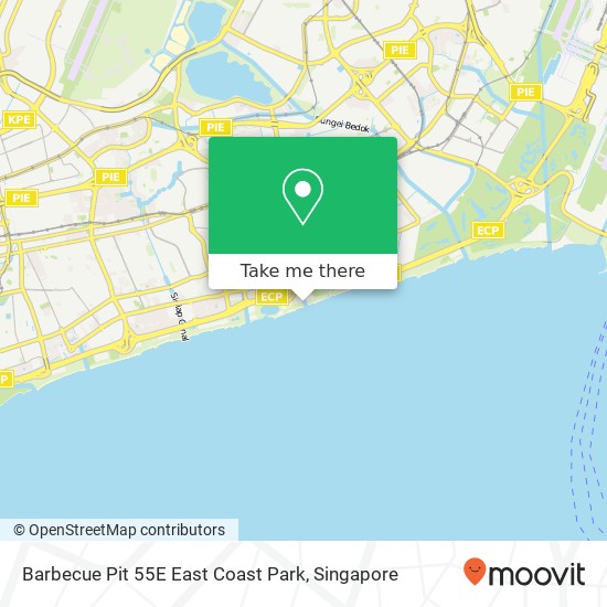 Barbecue Pit 55E East Coast Park map