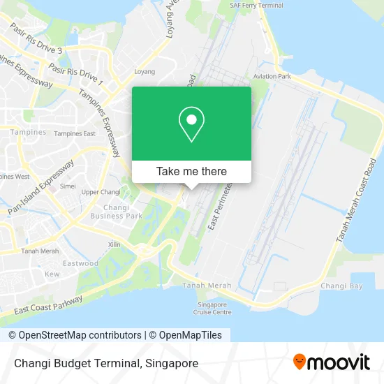 Changi Budget Terminal地图