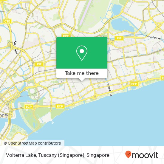 Volterra Lake, Tuscany (Singapore) map