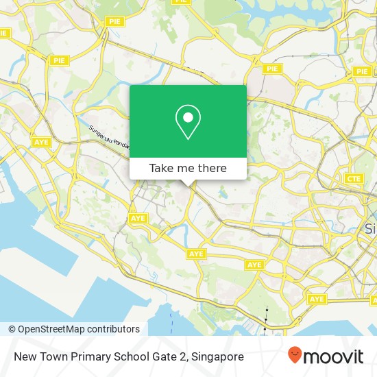 New  Town Primary School Gate 2 map