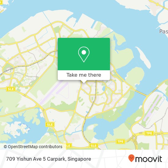 709 Yishun Ave 5 Carpark map
