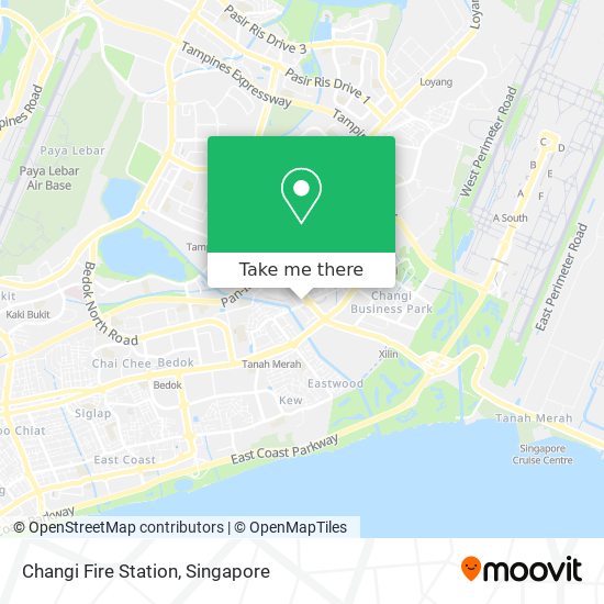 Changi Fire Station map