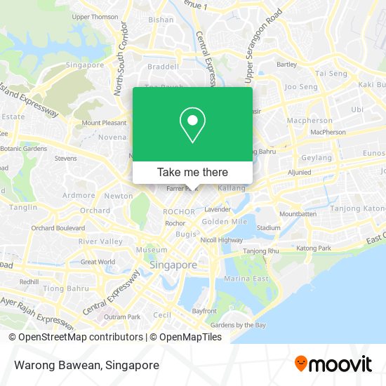 Warong Bawean map