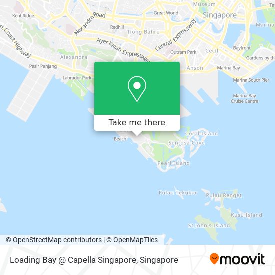 Loading Bay @ Capella Singapore map