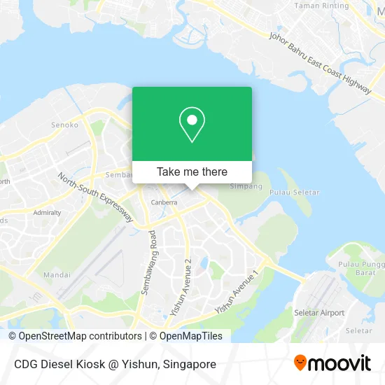 CDG Diesel Kiosk @ Yishun map