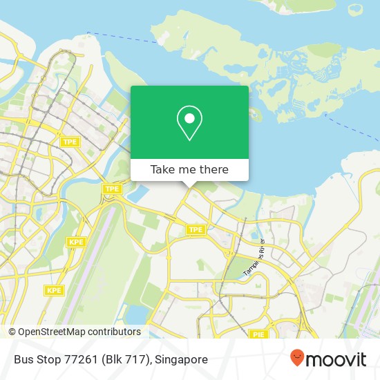 Bus Stop 77261 (Blk 717)地图